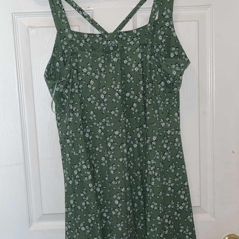 Plus size floral dress